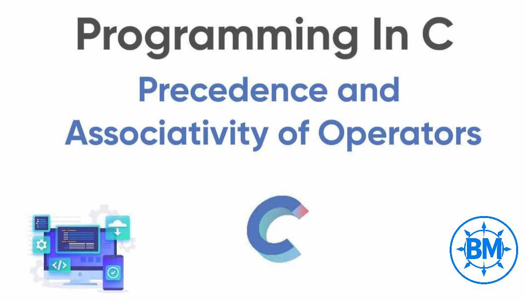 Operator Precedence and Associativity in C.