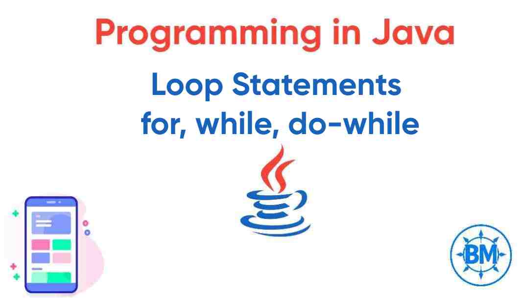 Loops in Java.