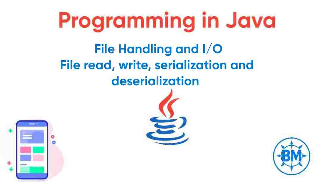 Java I/O & File Handling